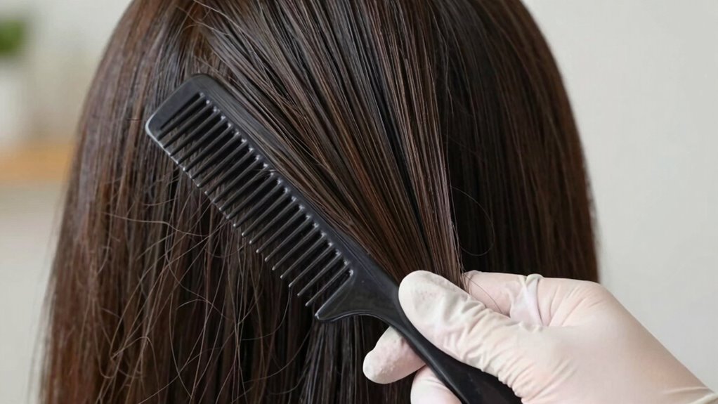 gentle systematic hair detangling