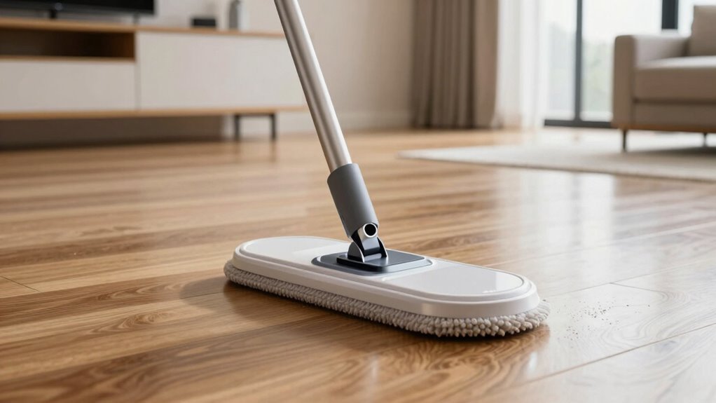 hardwood floor cleaning features