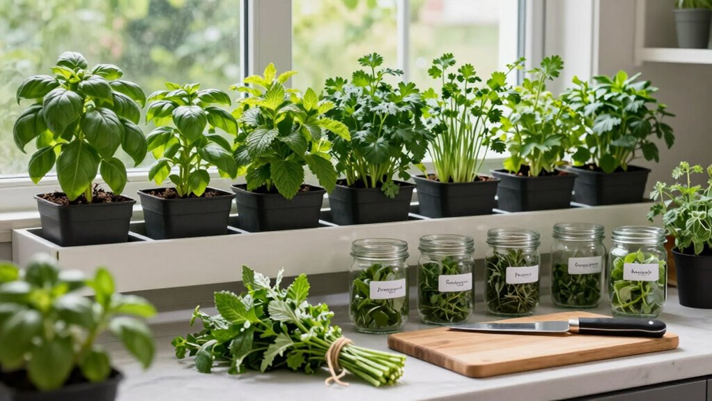 herb grow room setup