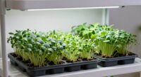 indoor microgreens gardening