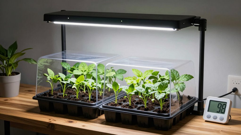 indoor seed starting stations
