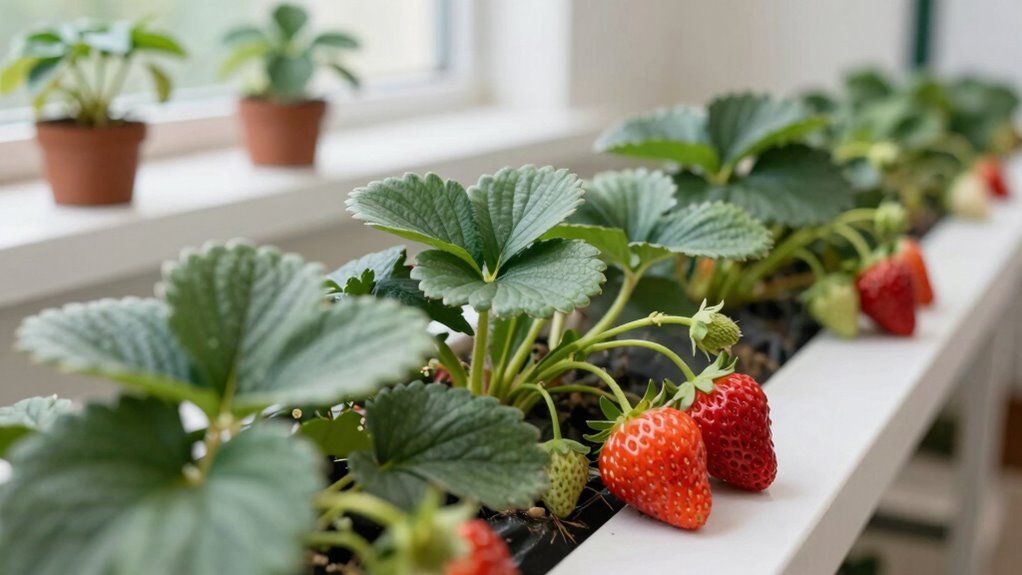 indoor strawberries offer control