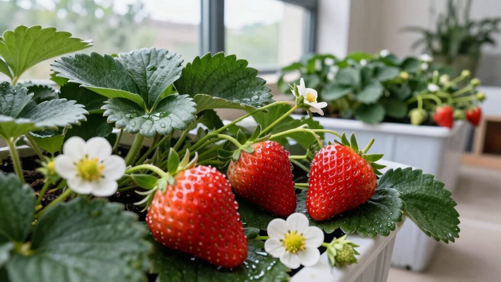 indoor strawberry growing tips