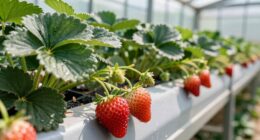 indoor strawberry growing