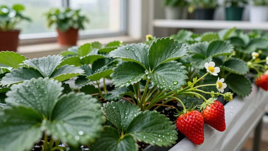 indoor strawberry plant care