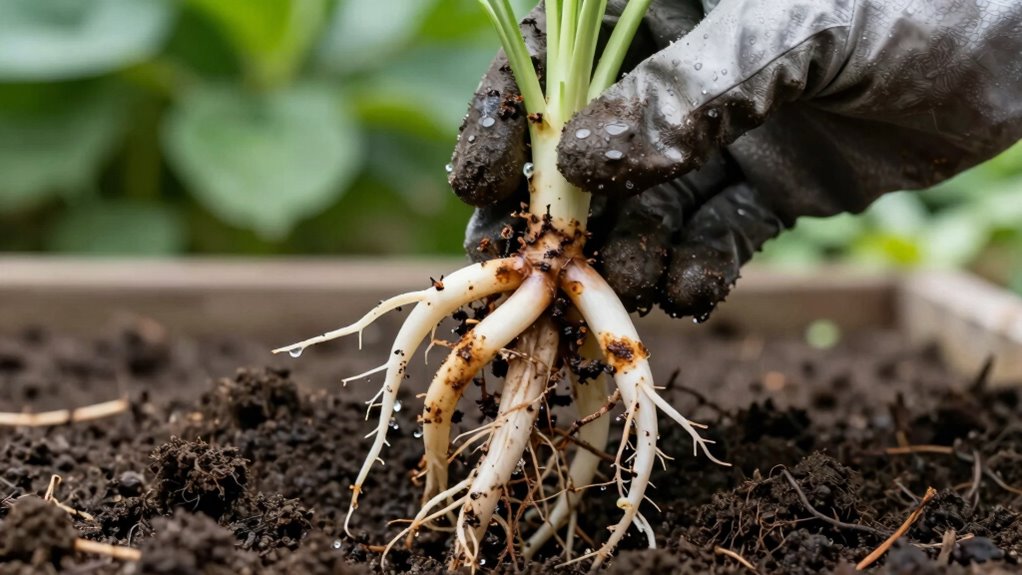 inspect roots for decay
