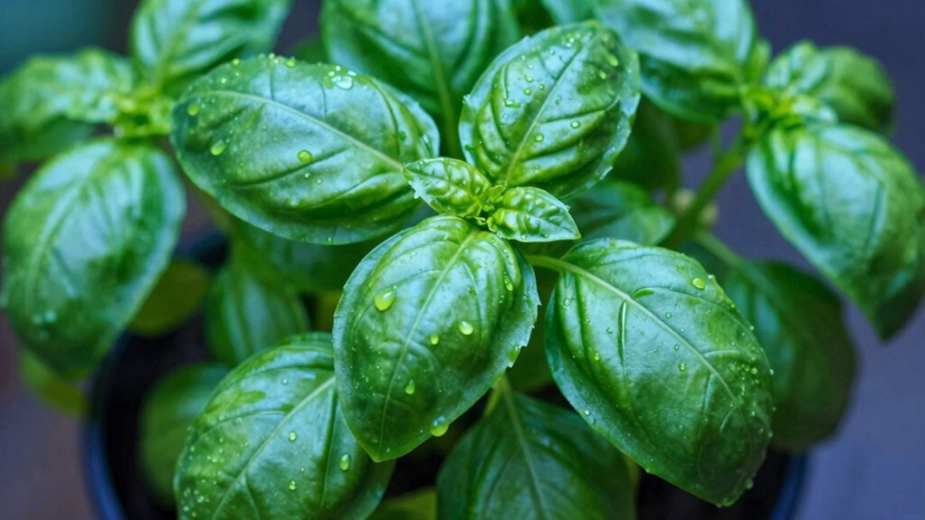 led lighting boosts basil