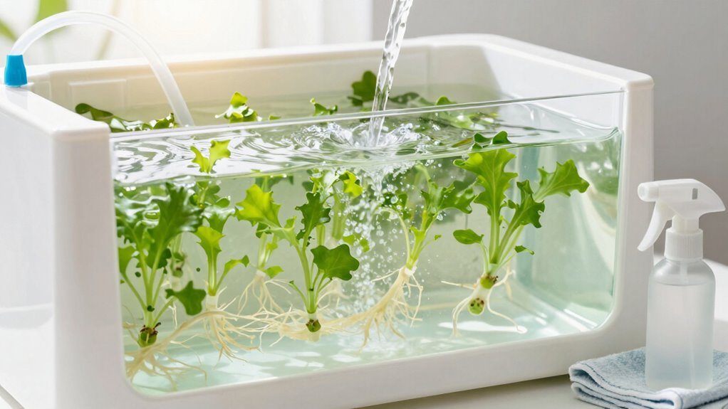 maintain clean hydroponic systems