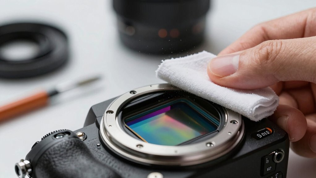 maintain device sensor cleanliness