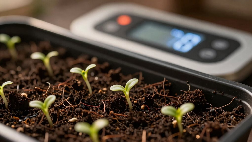 maintain optimal germination environment