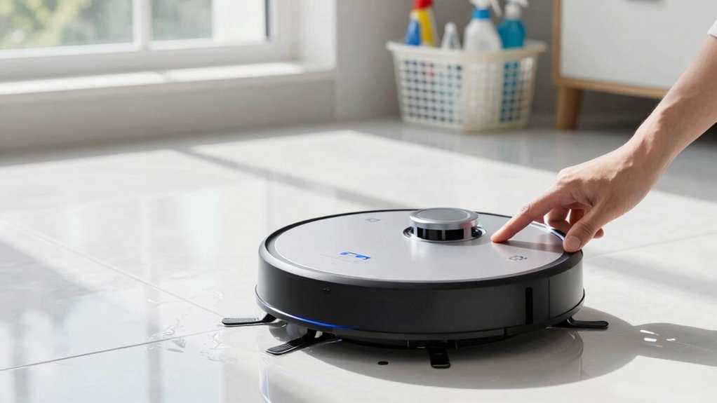 maintain robot and floor