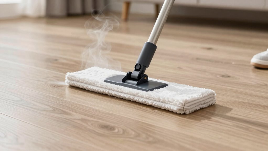 maintain vinyl floor shine