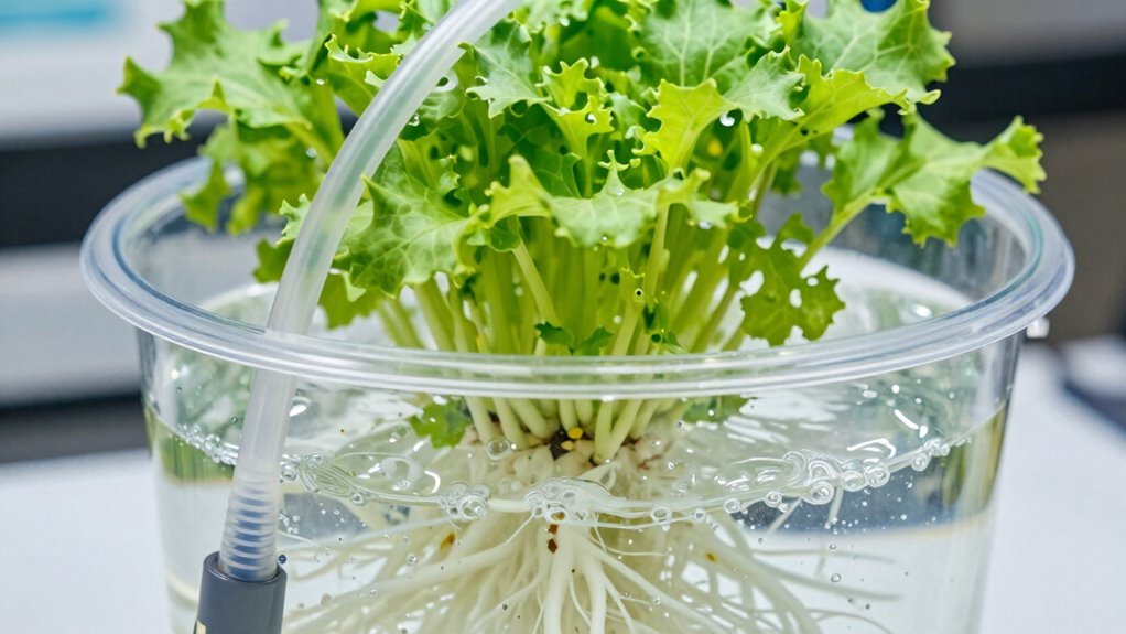 measure water and roots