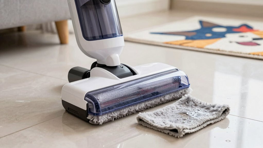 mop vac contamination spread