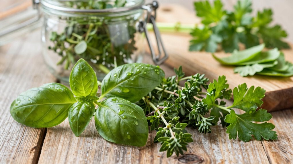 optimal herb harvest timing