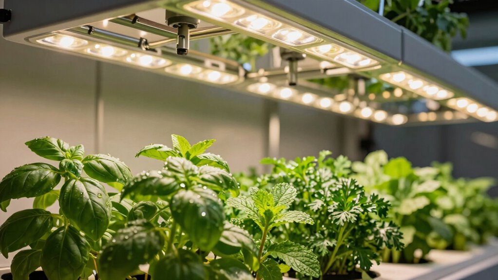 optimal hydroponic lighting setup