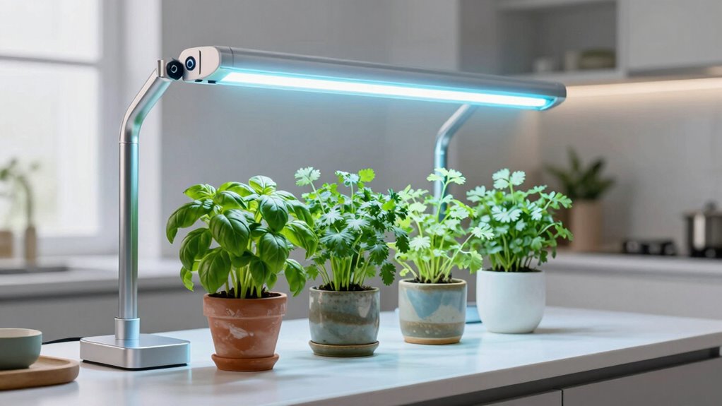 optimal indoor herb lighting