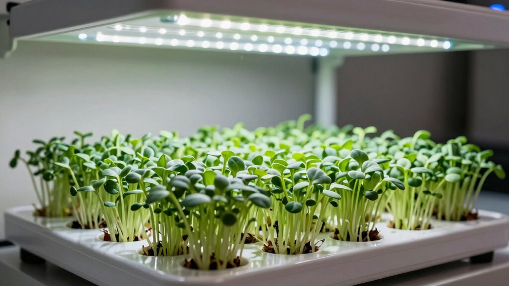 optimal microgreens grow light