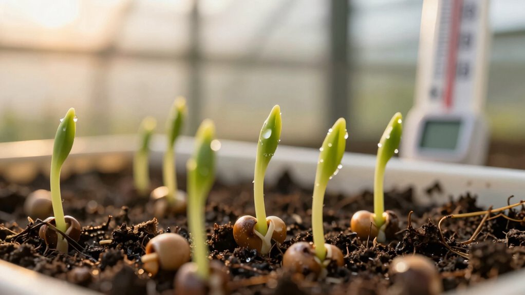 optimal temperature promotes germination