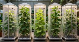 optimal trellised plant growth