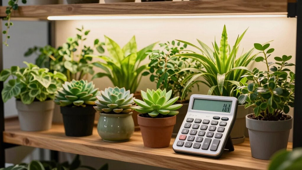 optimize garden size and lighting