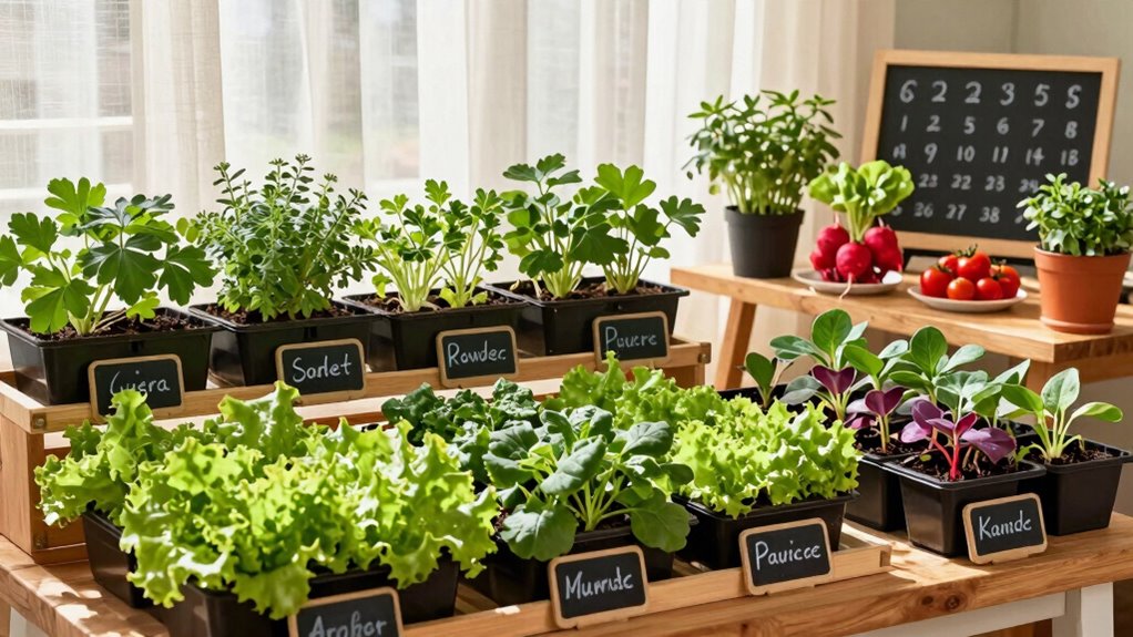 organized timely garden management