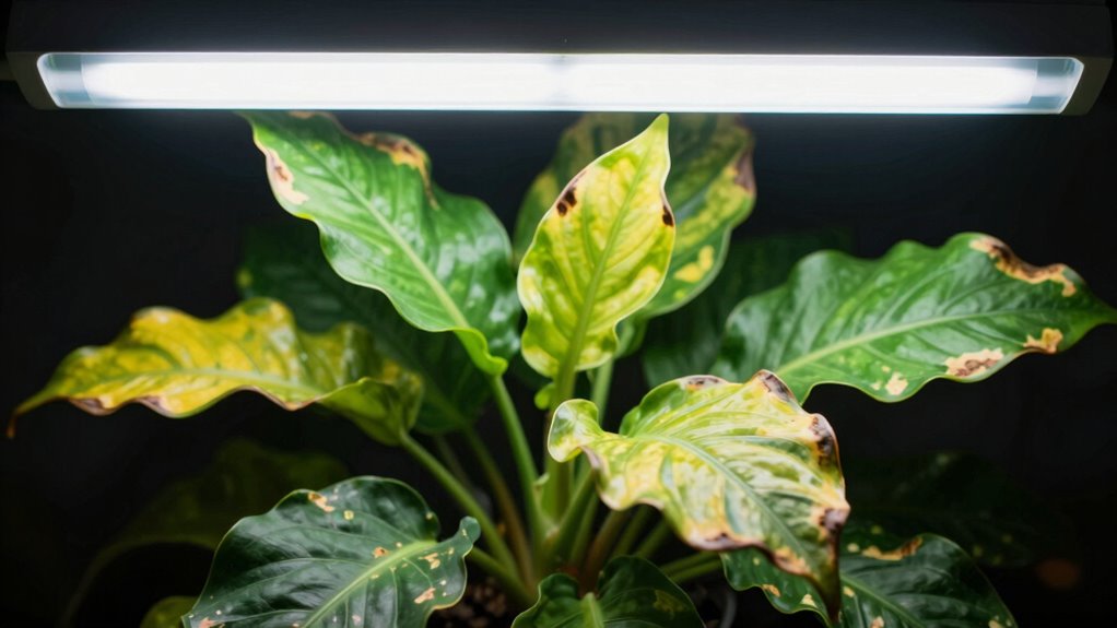 overwatering causes leaf burn