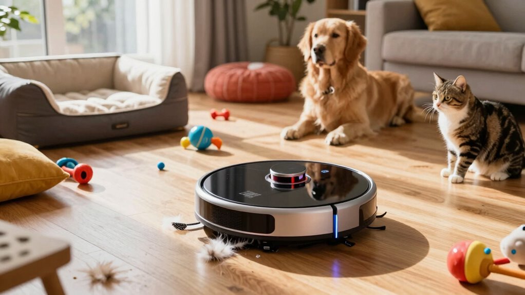 pet hair cleaning features