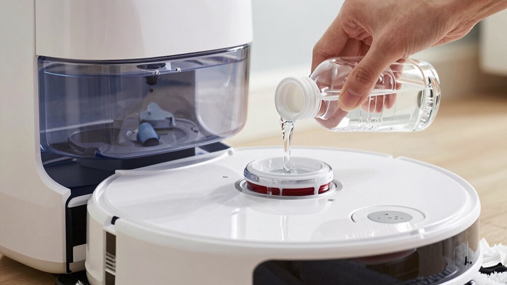 proper detergent filling technique