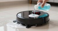 proper detergent use in robot mops