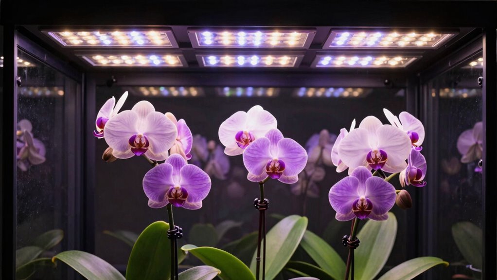 proper light for orchids