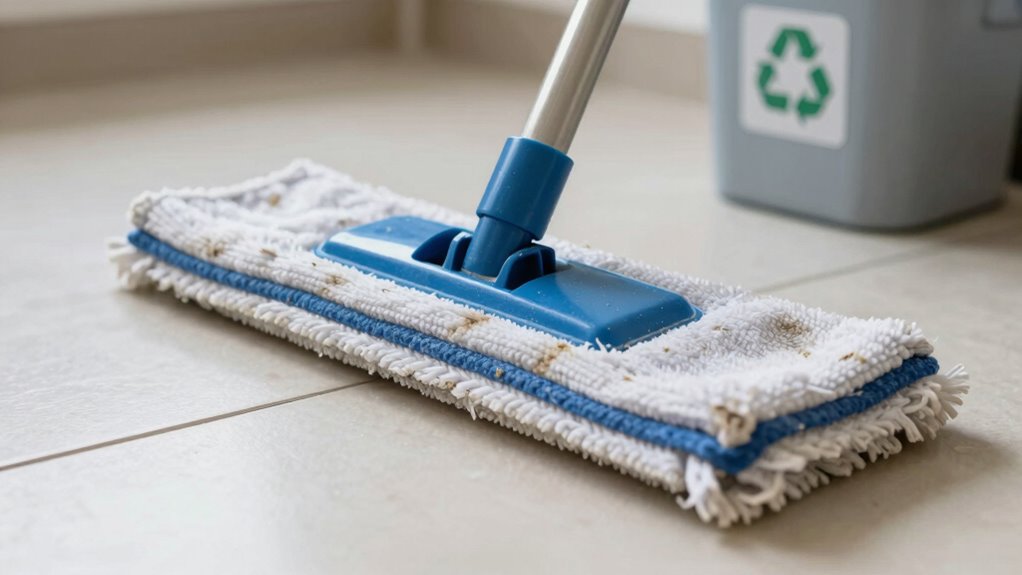 proper mop pad disposal