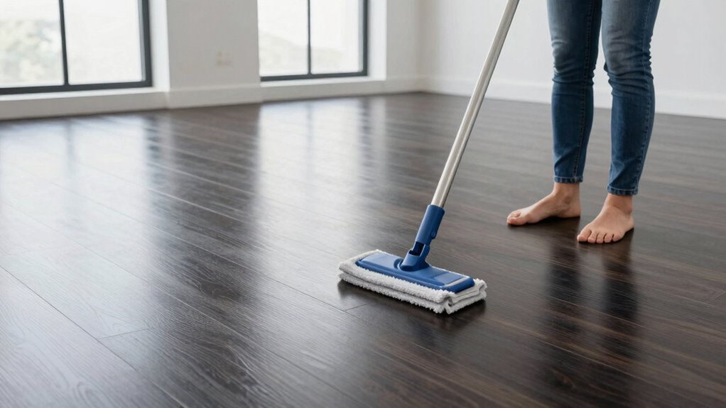 proper vinyl plank mopping