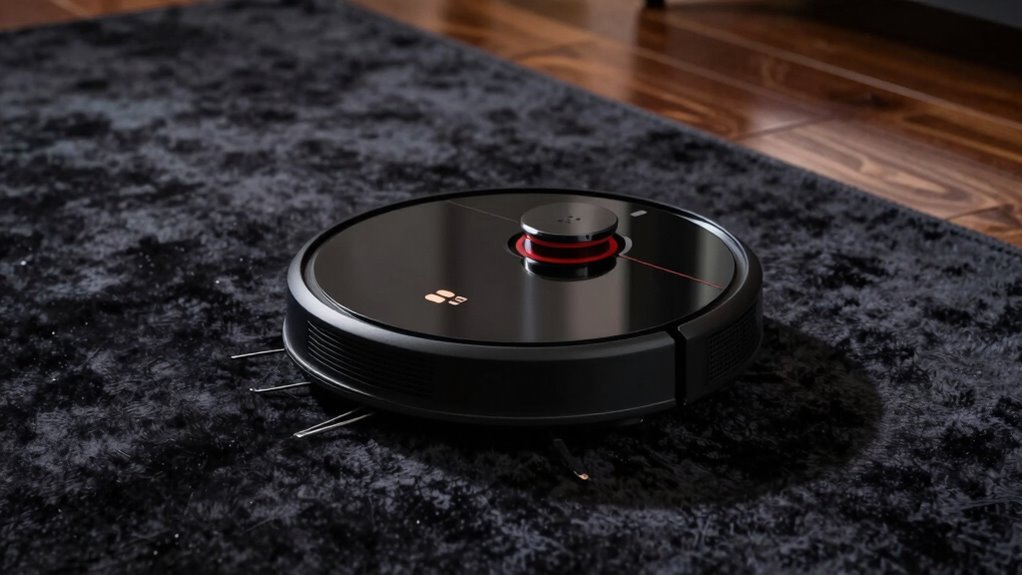 reflective dark floors confuse sensors