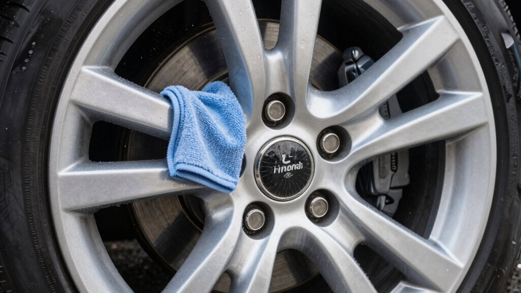 remove stubborn wheel marks