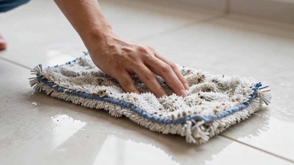 replace mop pads regularly