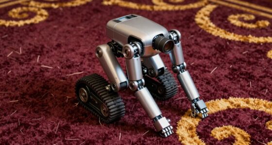 robots struggle on plush carpet