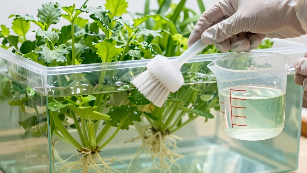 safe cleaning for hydroponics