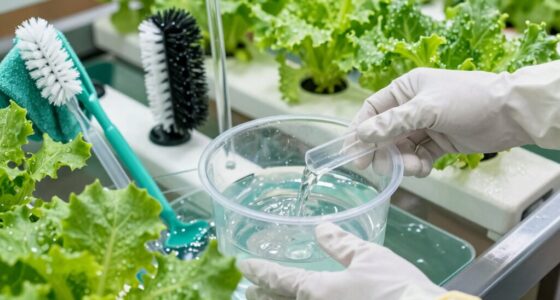 safe hydroponic reservoir cleaning