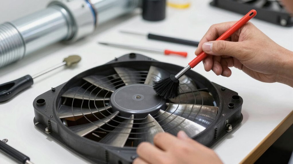 safe inline fan cleaning