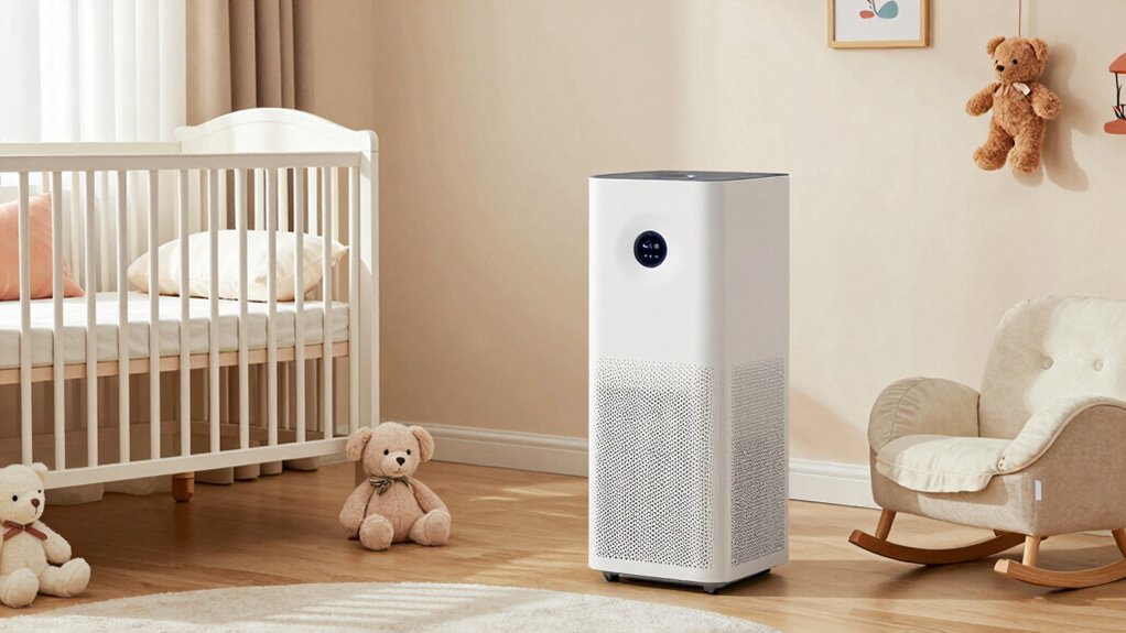 safe quiet nursery air