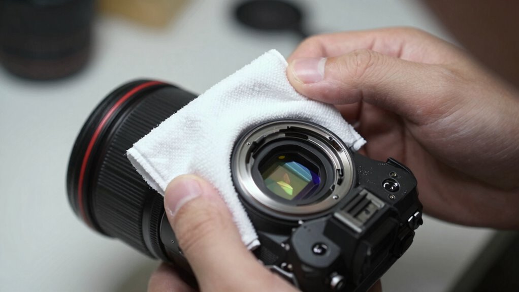 safe sensor cleaning practices