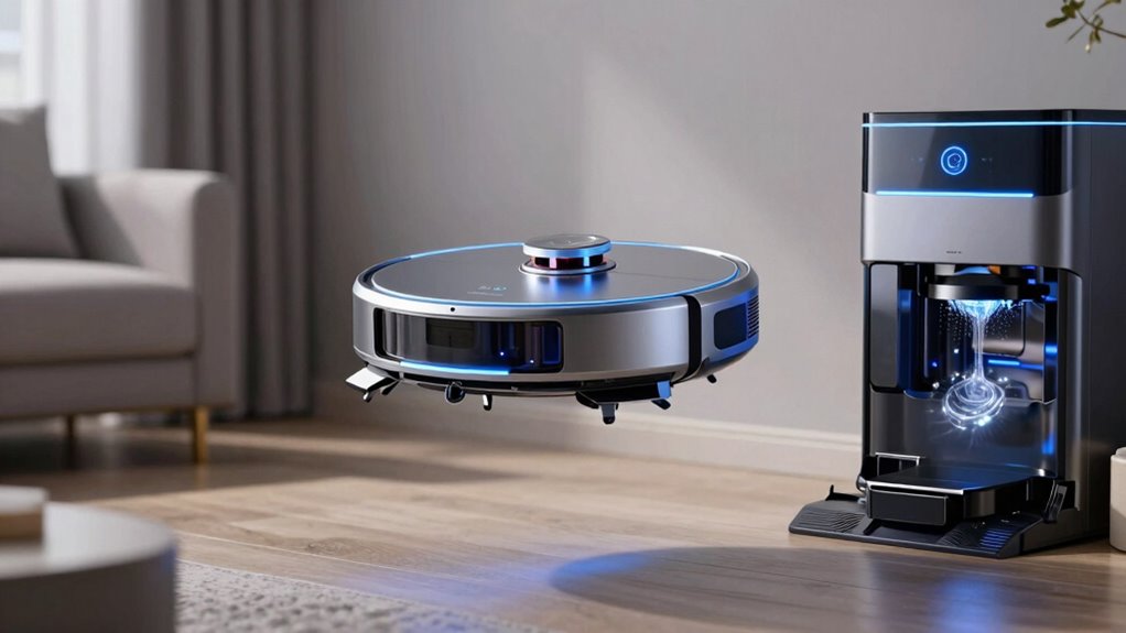 self emptying robot vacuums