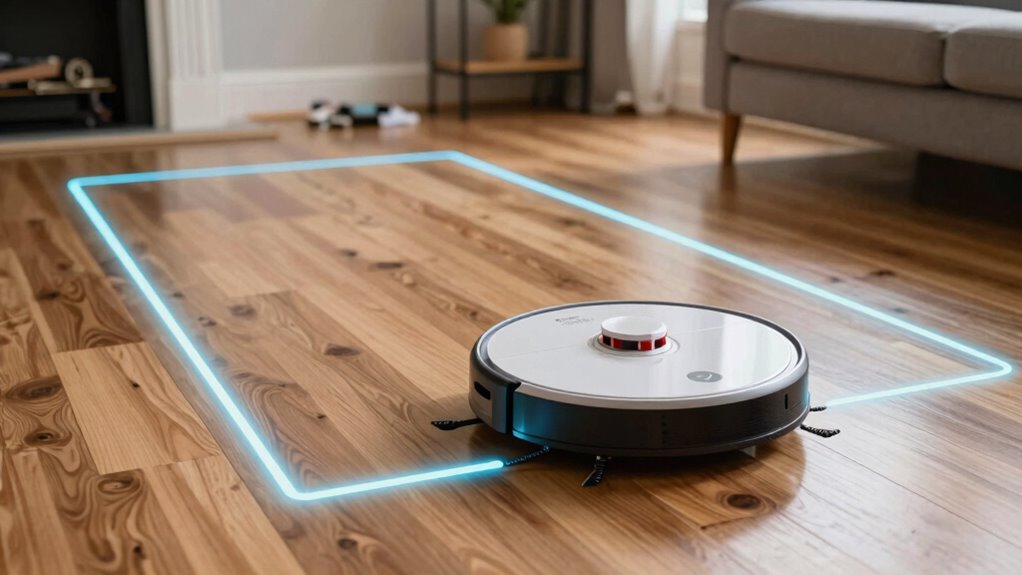 set virtual boundary zones