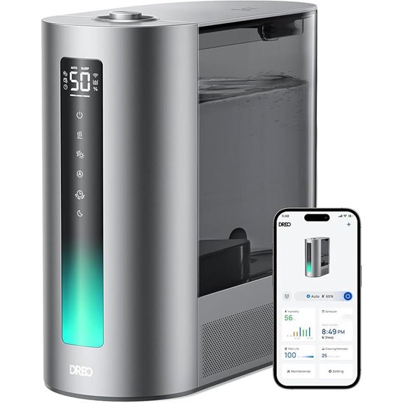 smart humidifier with timer