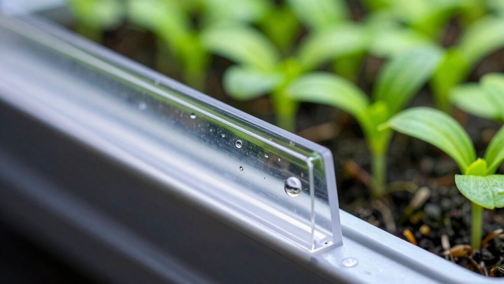 steep slopes cause uneven watering