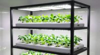 sturdy durable hydroponic rack