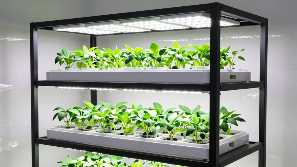 sturdy durable hydroponic rack