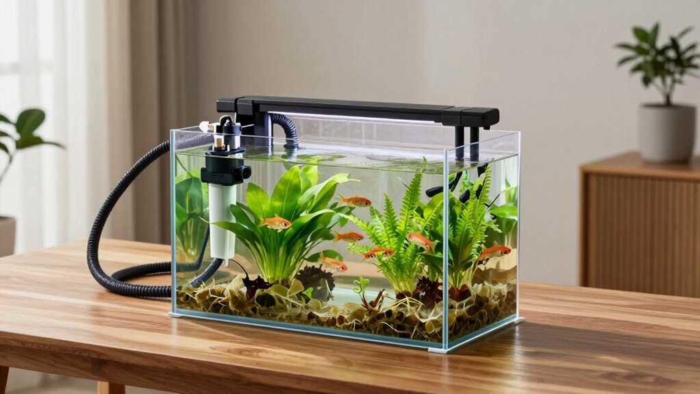 tank size maintenance educational features