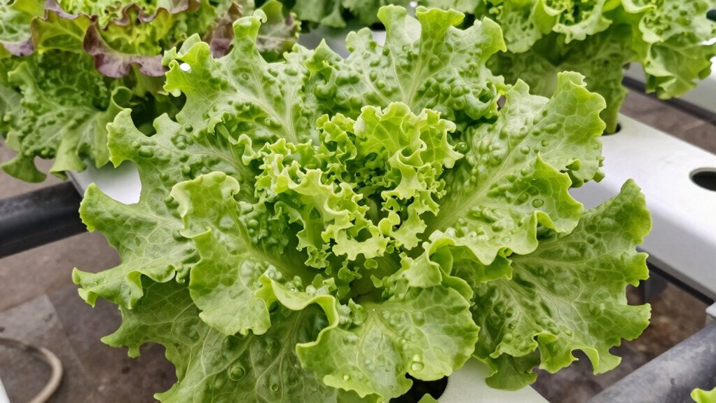 temperature influences lettuce quality